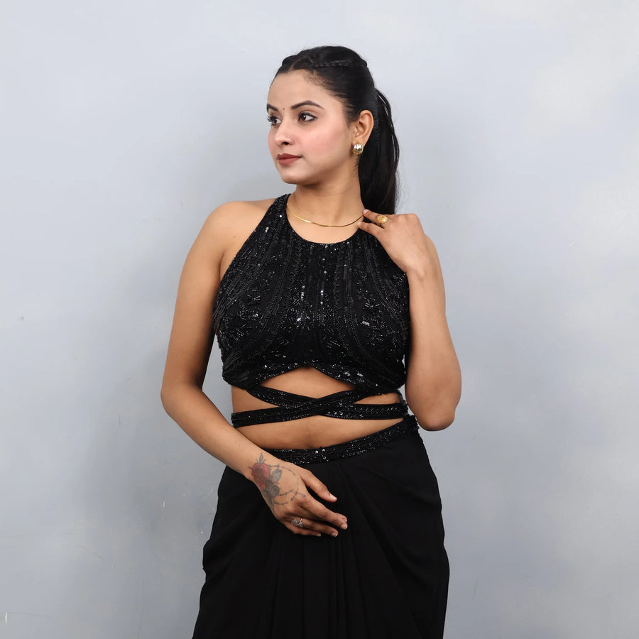 Dhoti style Drape Saree