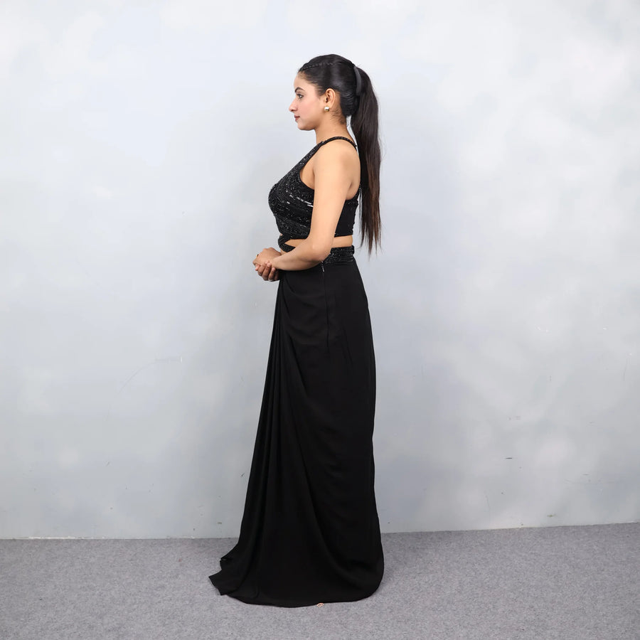 Dhoti style Drape Saree