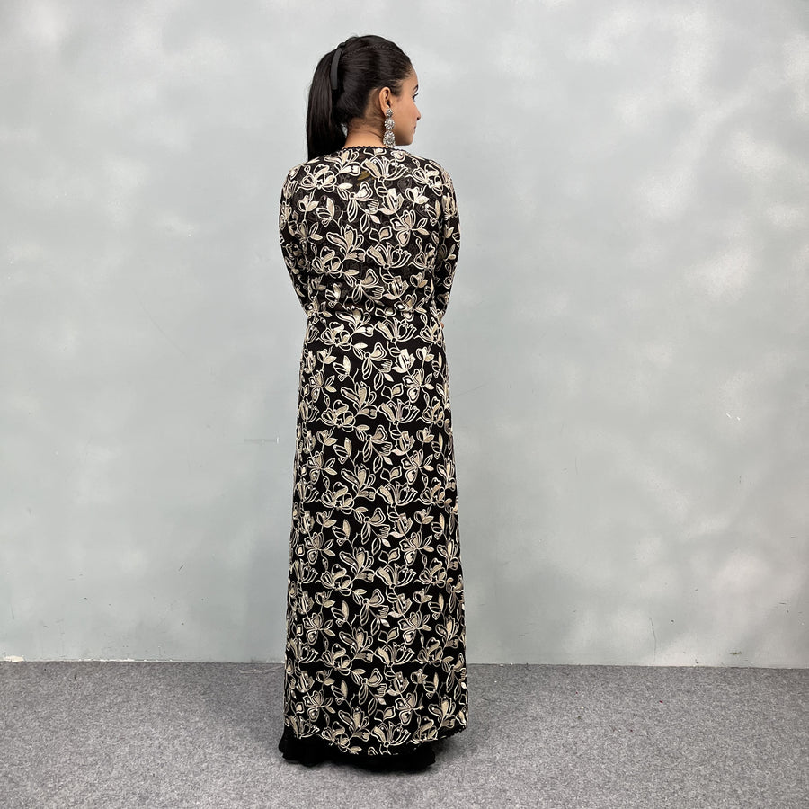 Trendy Crop Top Plazzo with Stylish Shrug