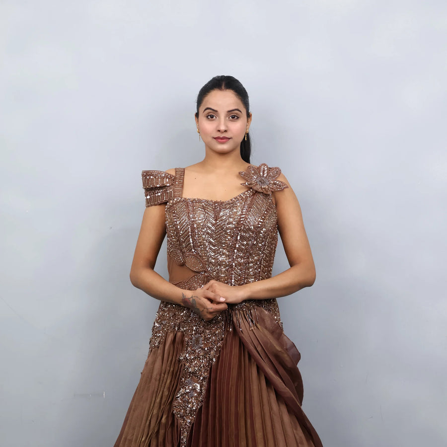 Flary Organza Gown