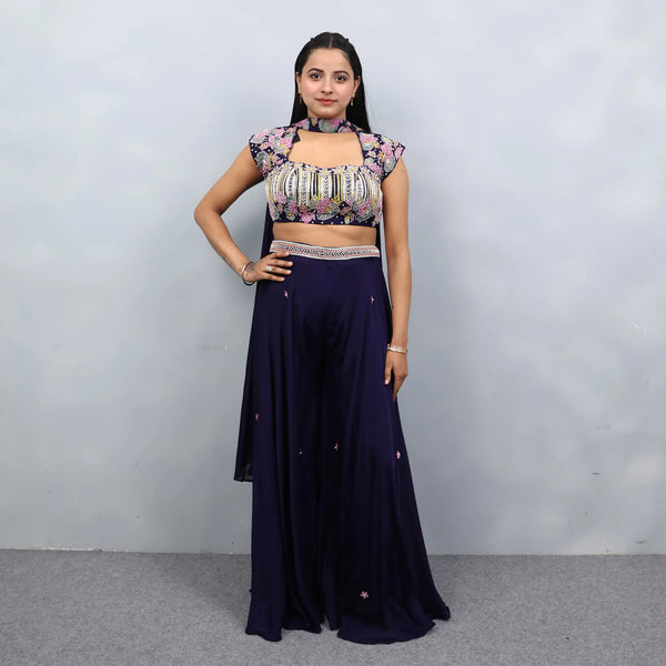 Crop Top with Divider Set