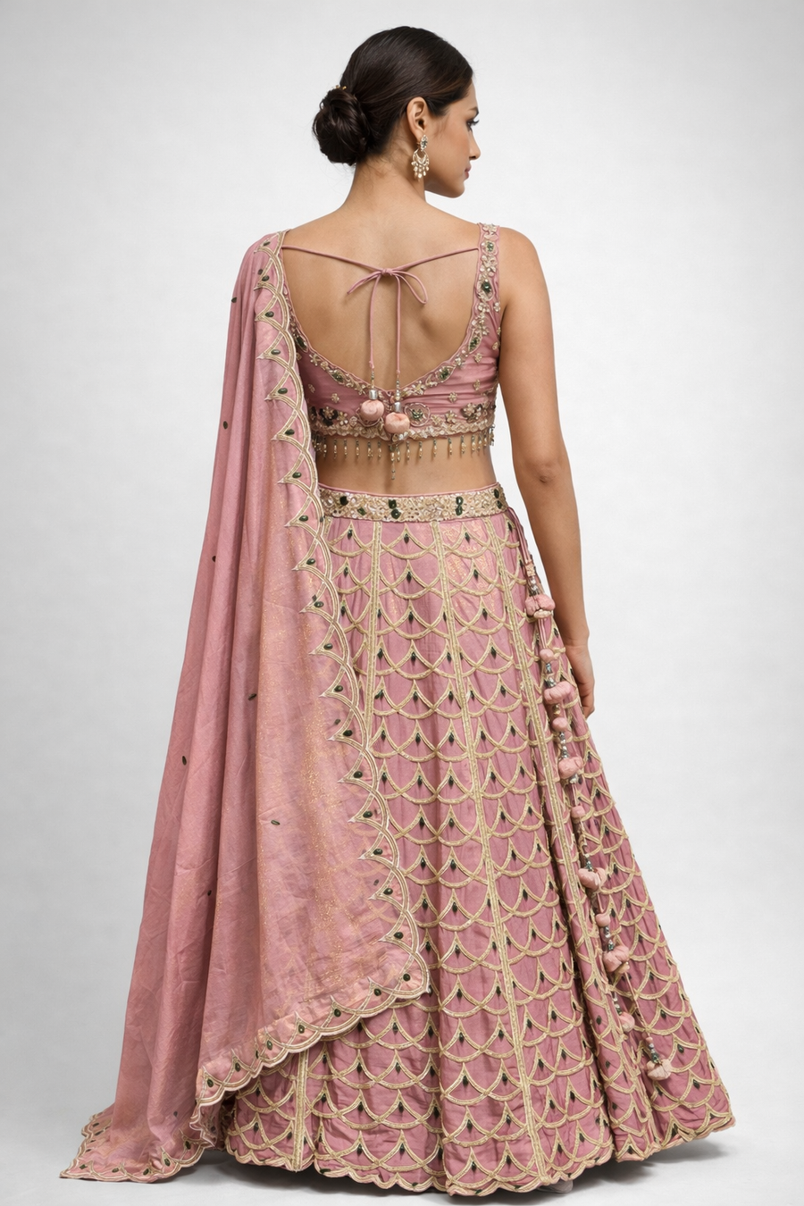 Lehenga With Crop Top 