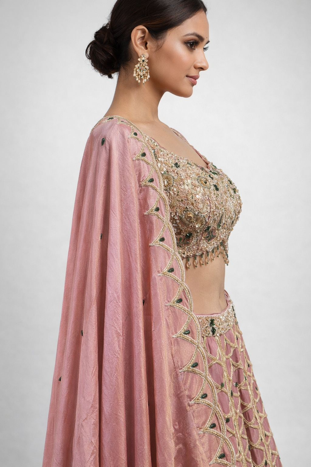 Lehenga With Crop Top 