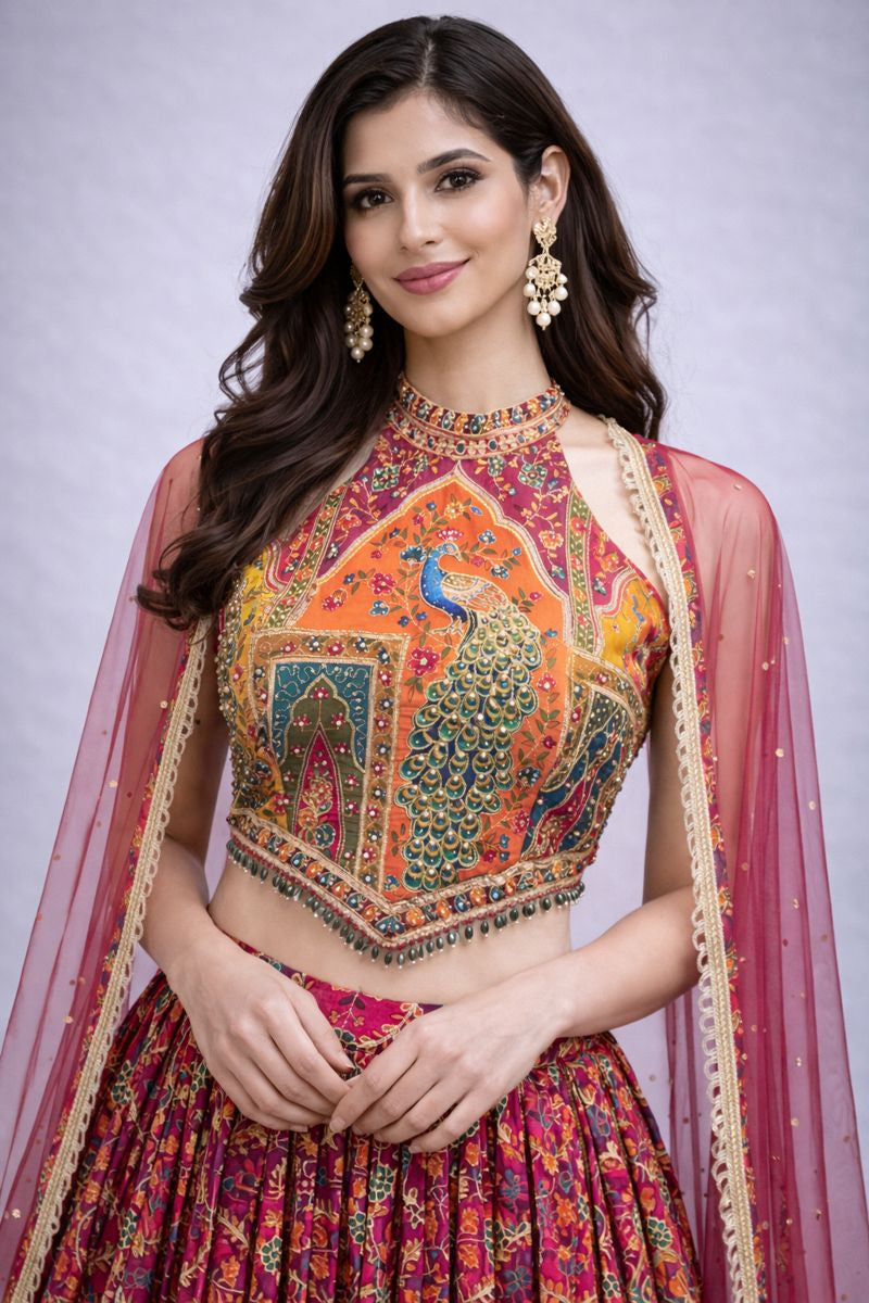 Lehenga  look 