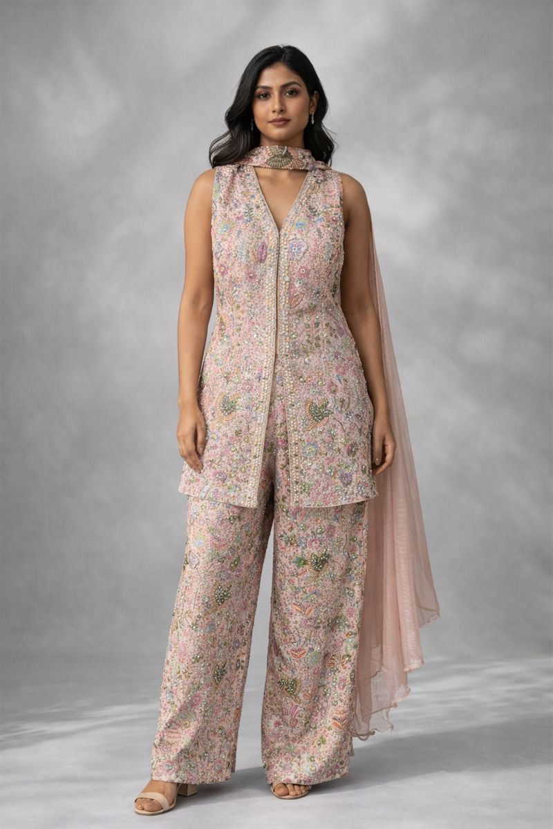 Long Shirt With Sharara