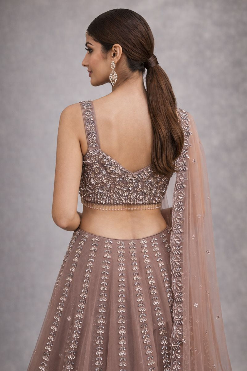  Onion Pink Crop Top Lehenga 