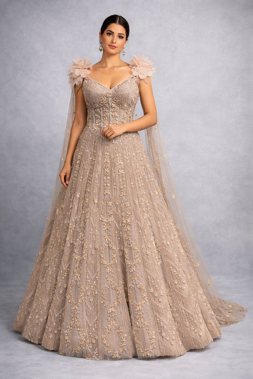 Peach Barbie Gown 