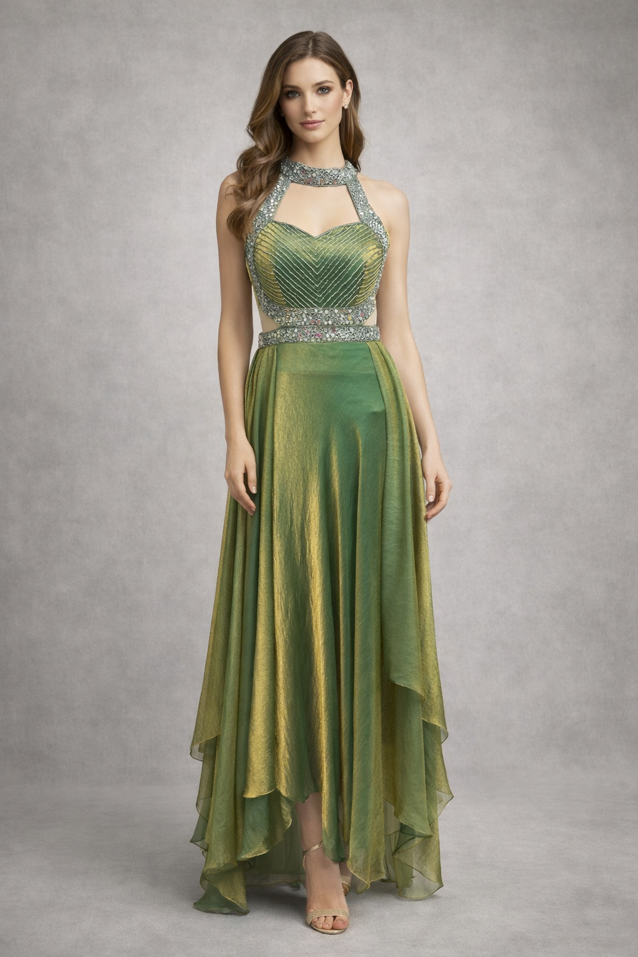 Pista One Piece With Halter Nack