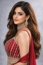  Red Co-ord Style Sharara 