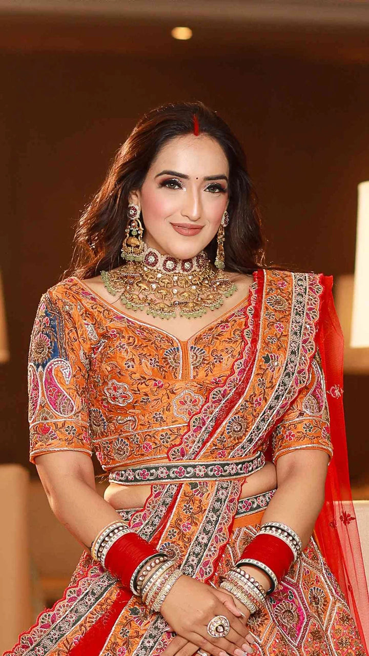 Brown Lehenga Choli