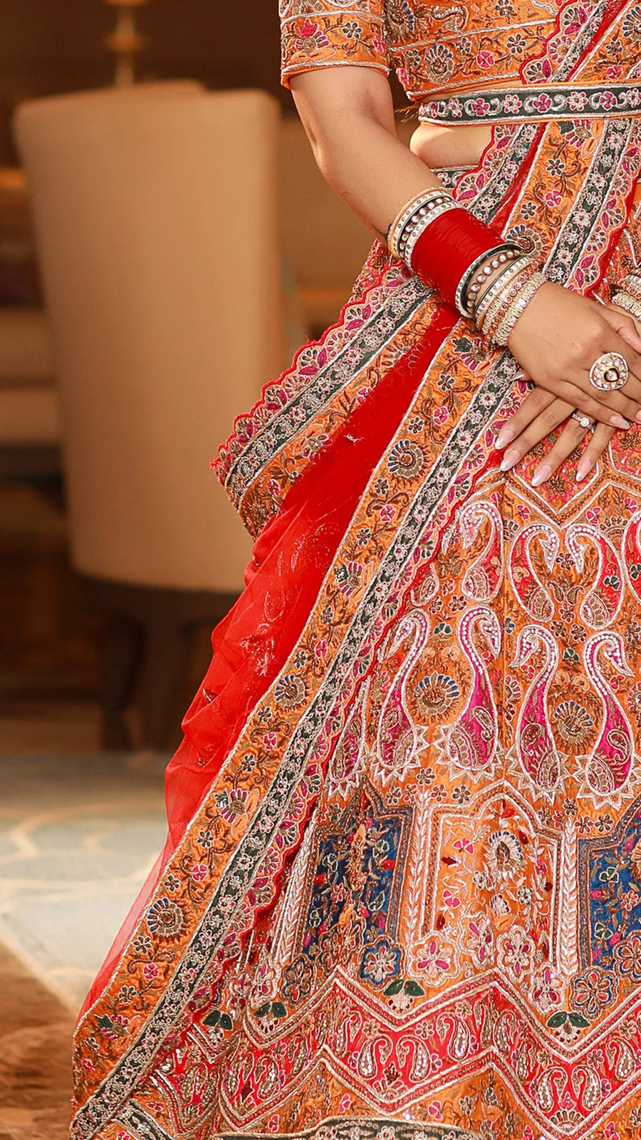 Brown Lehenga Choli
