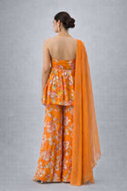 Sharara Suit Peplum Style 