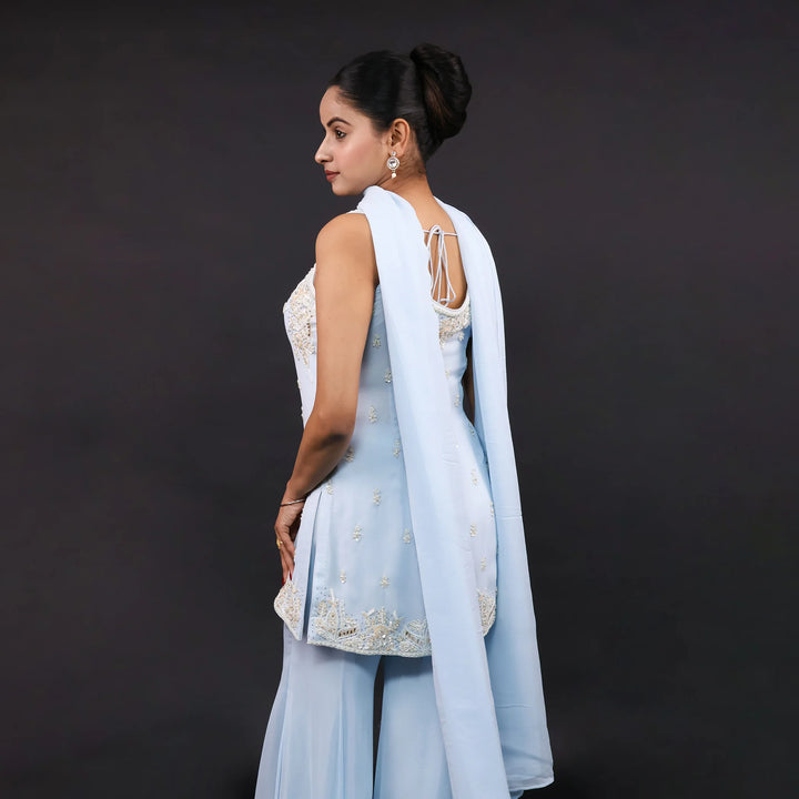 Straight Suit with Sharara Vastrachowk