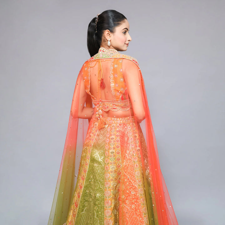 Stylish Blouse Lehenga with Dupatta Vastrahowk
