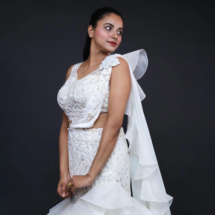 Stylish Fish Cut Lehenga for Women- Vastrachowk