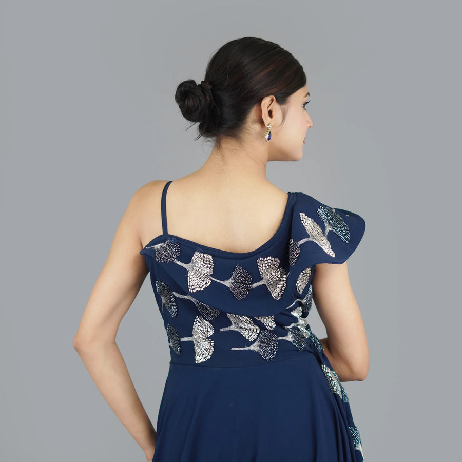 Stylish Floor-Length Anarkali Gown Vastrachowk