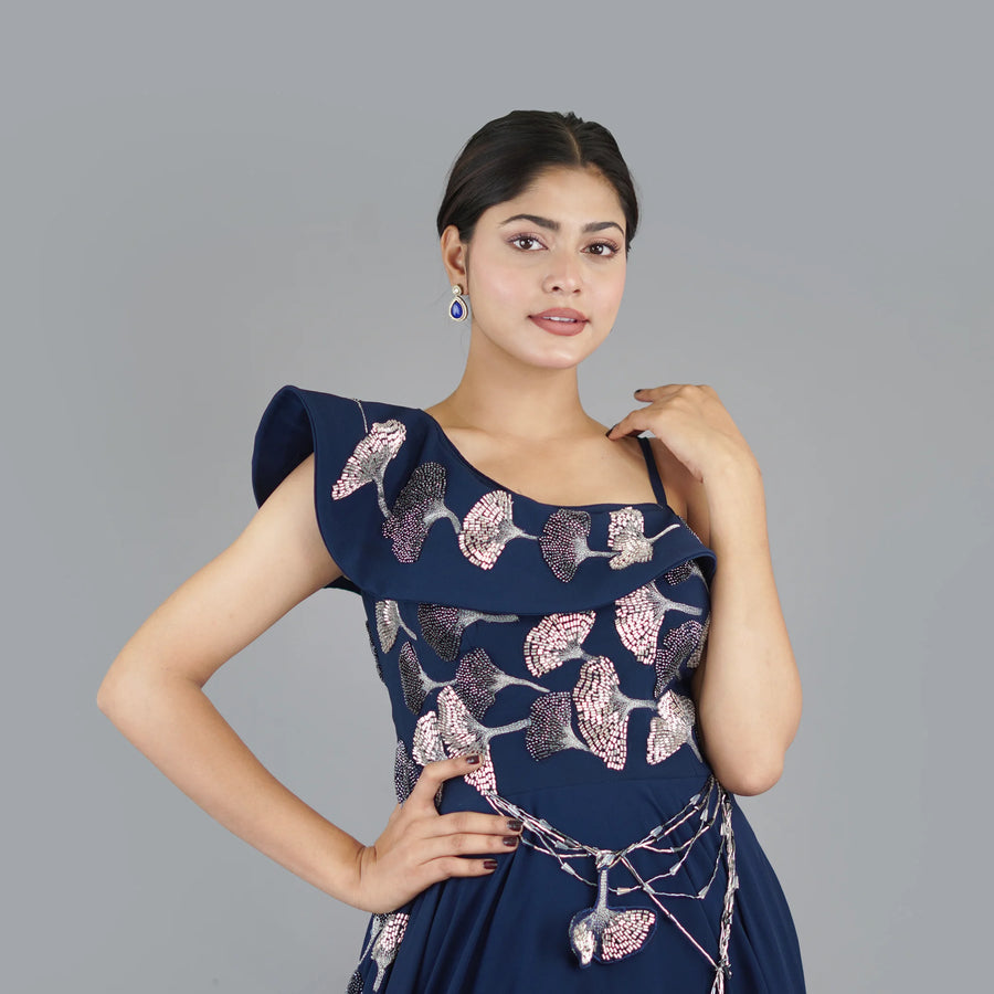 Stylish Floor-Length Anarkali Gown Vastrachowk