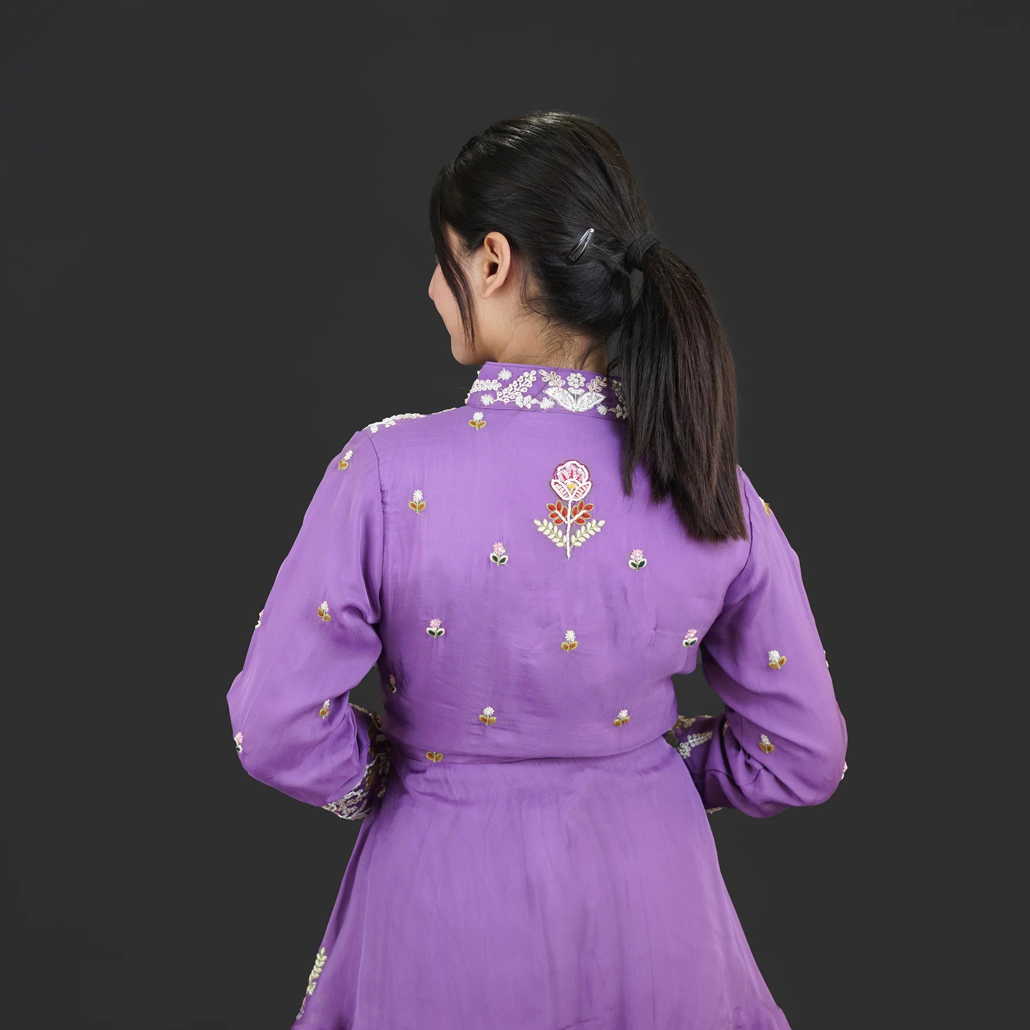 Stylish Peplum Short Shirt Sharara Set Vastrachowk