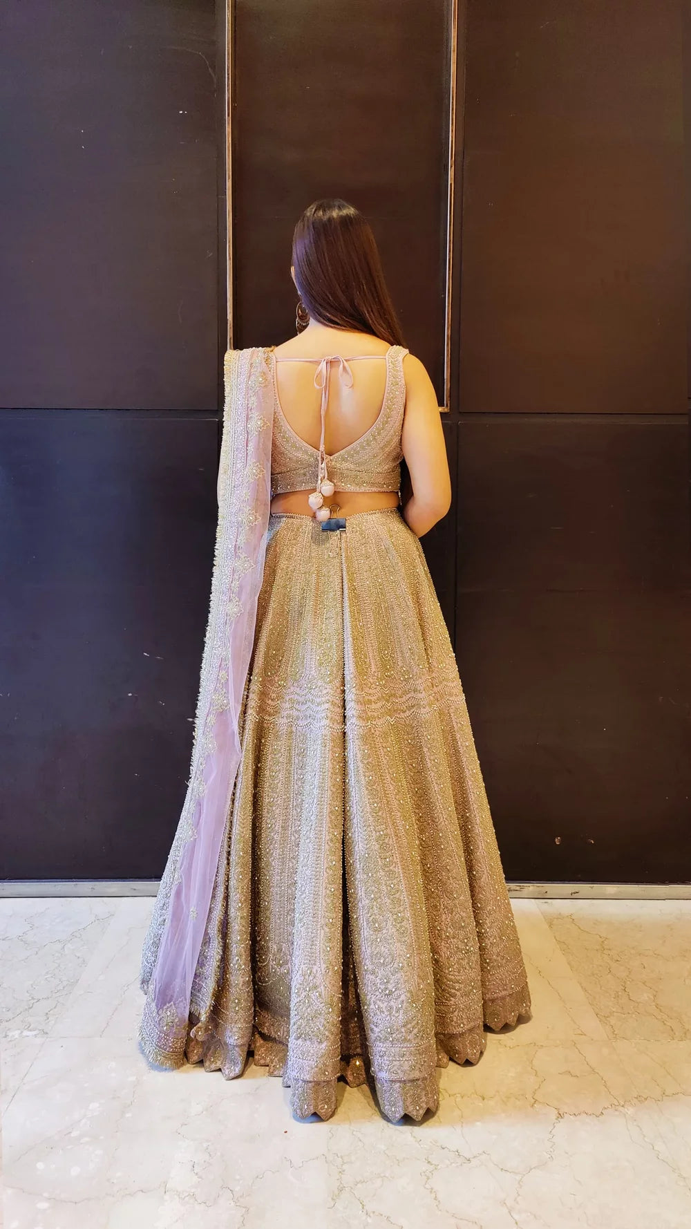 Mauve Lehenga Choli