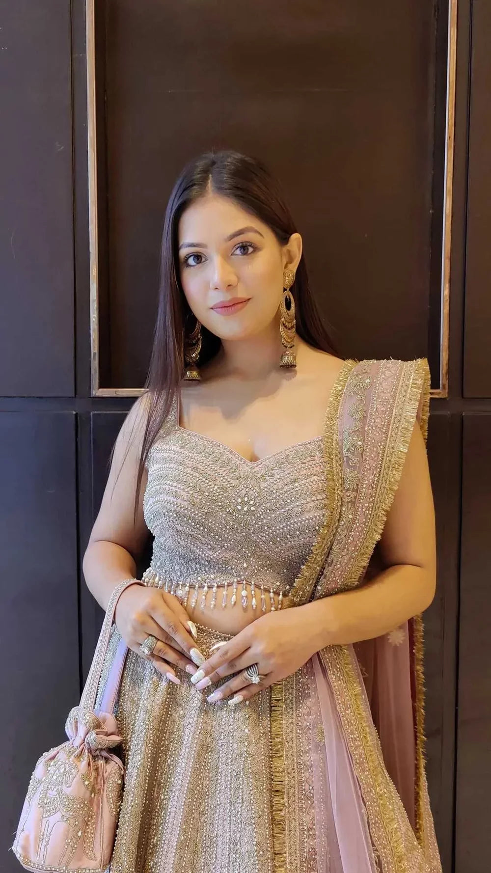 Mauve Lehenga Choli