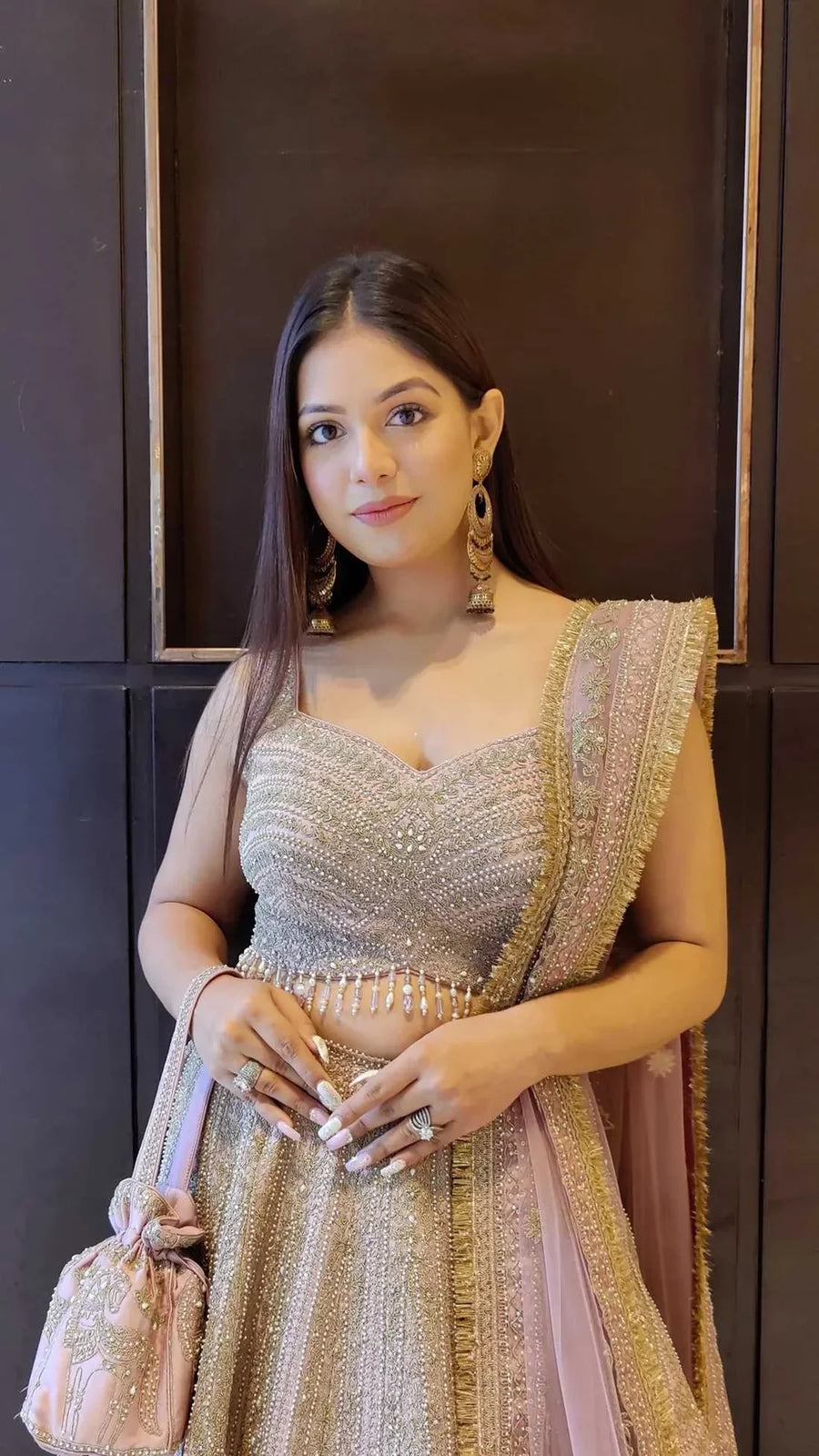 Mauve Lehenga Choli