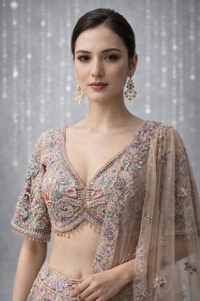 Traditional  Crop Top Lehenga 