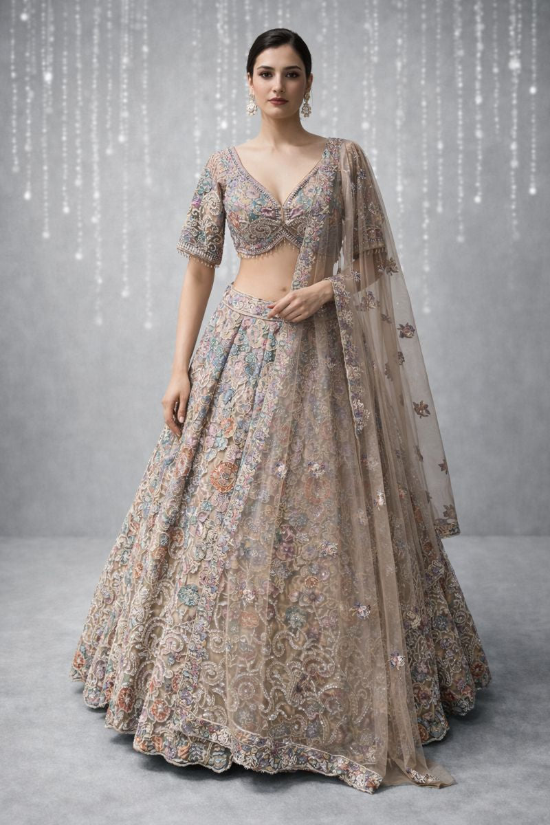 Traditional  Crop Top Lehenga 