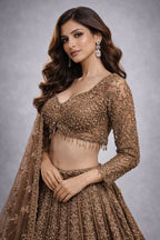 Traditional Style Full Crop Top  Lehenga 