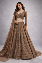 Traditional Style Full Crop Top  Lehenga 