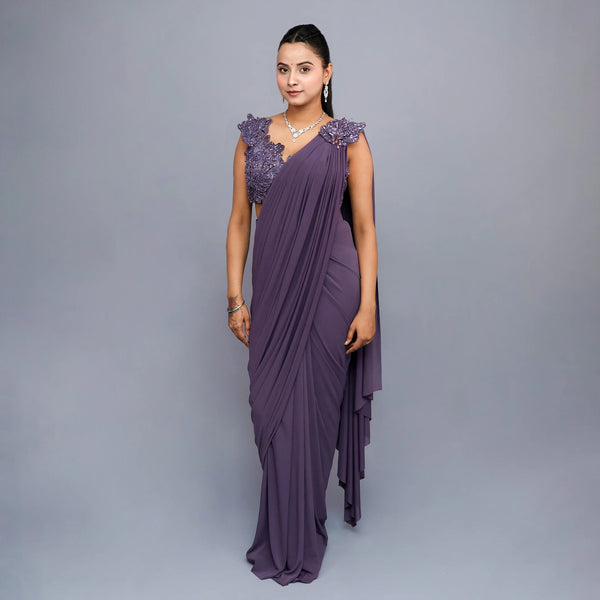 Trendy Drape Saree for Elegant Women- Vastrachowk