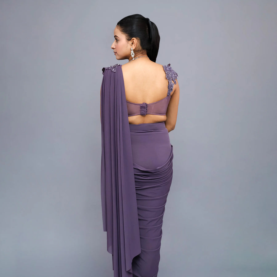 Trendy Drape Saree for Elegant Women- Vastrachowk