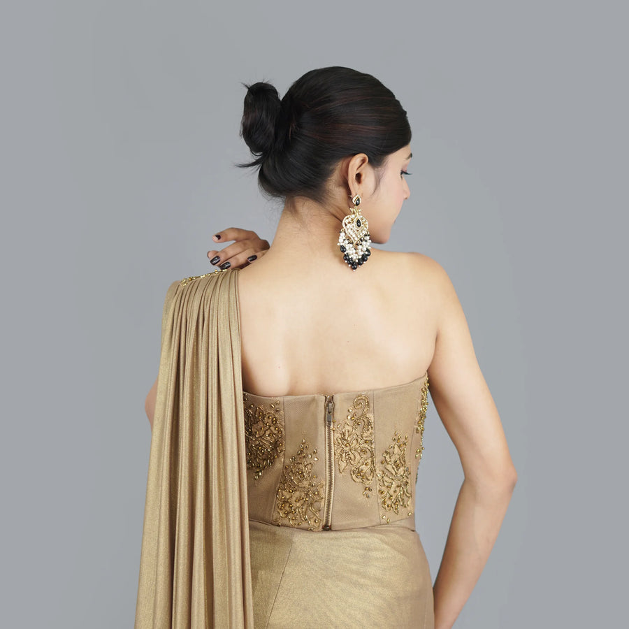 Trendy Ready-to-Wear Drape Saree Vastrachowk