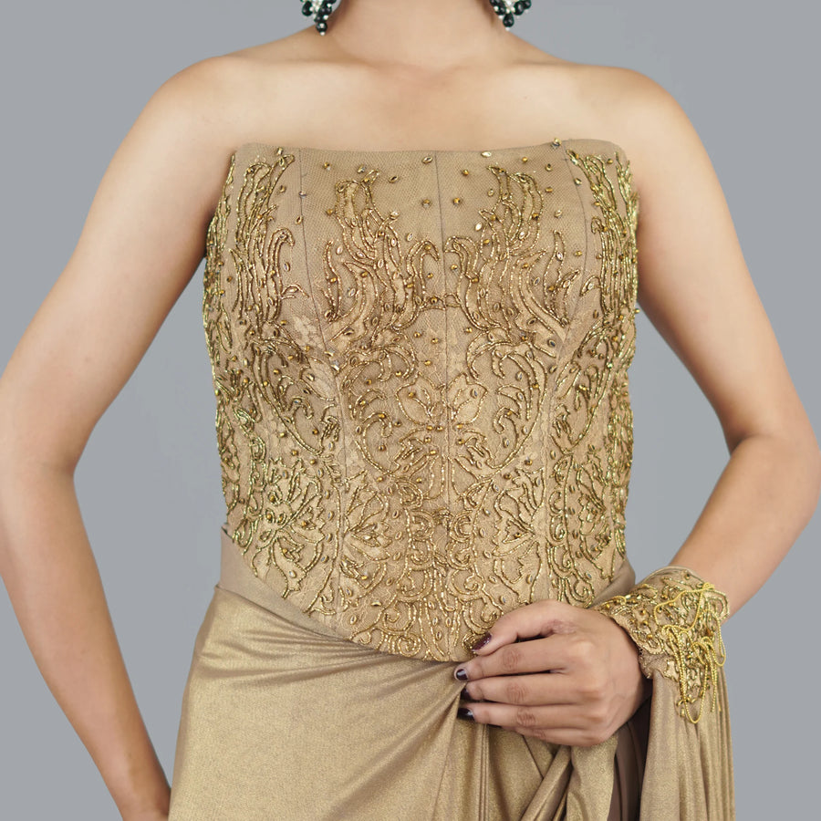 Trendy Ready-to-Wear Drape Saree Vastrachowk