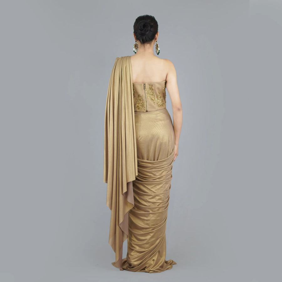Trendy Ready-to-Wear Drape Saree Vastrachowk