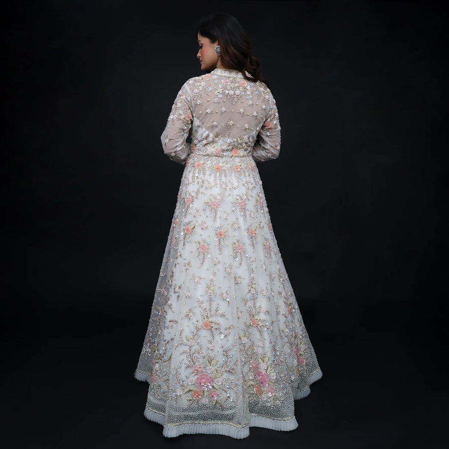 Vastrachowk Chic Indo-Western Jacket & Skirt