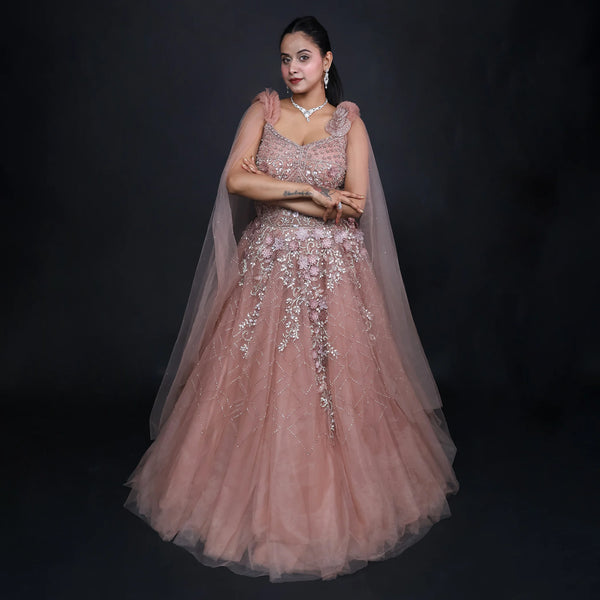 Vastrachowk Elegant Ceremonial Gown for Women