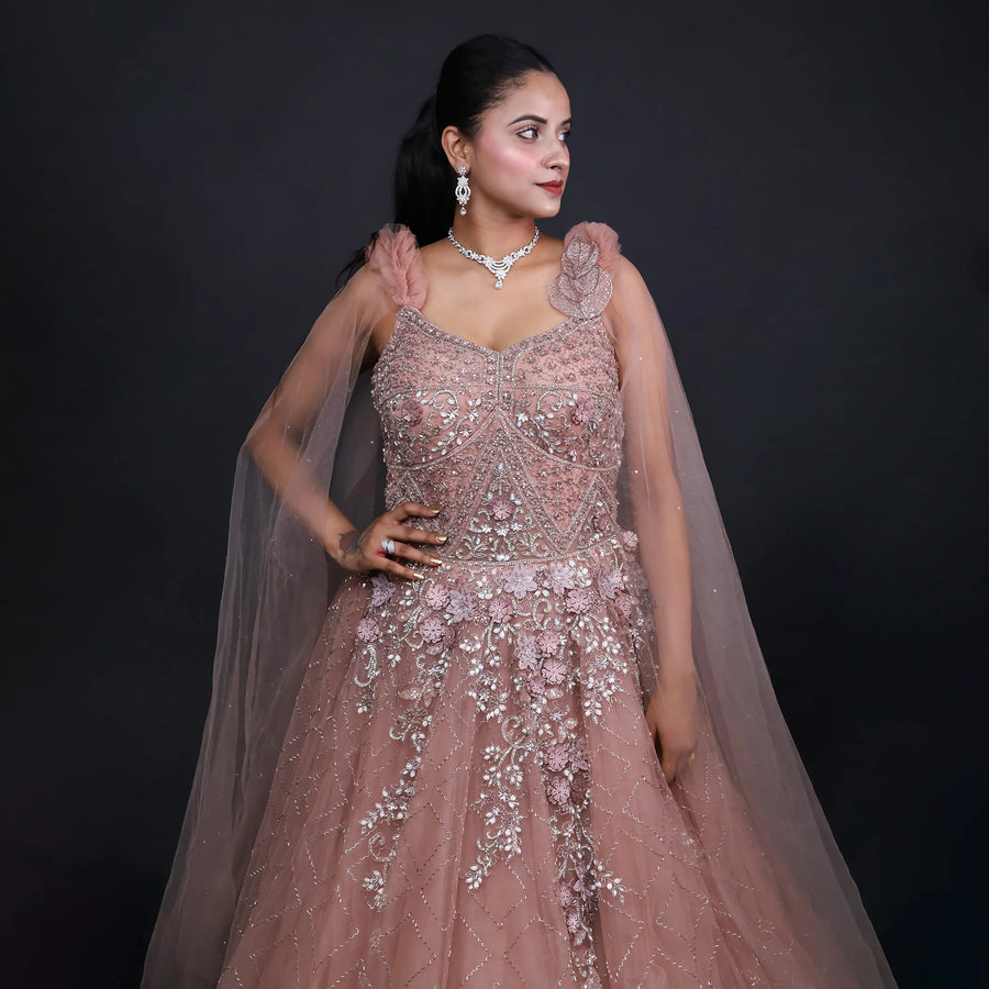 Vastrachowk Elegant Ceremonial Gown for Women