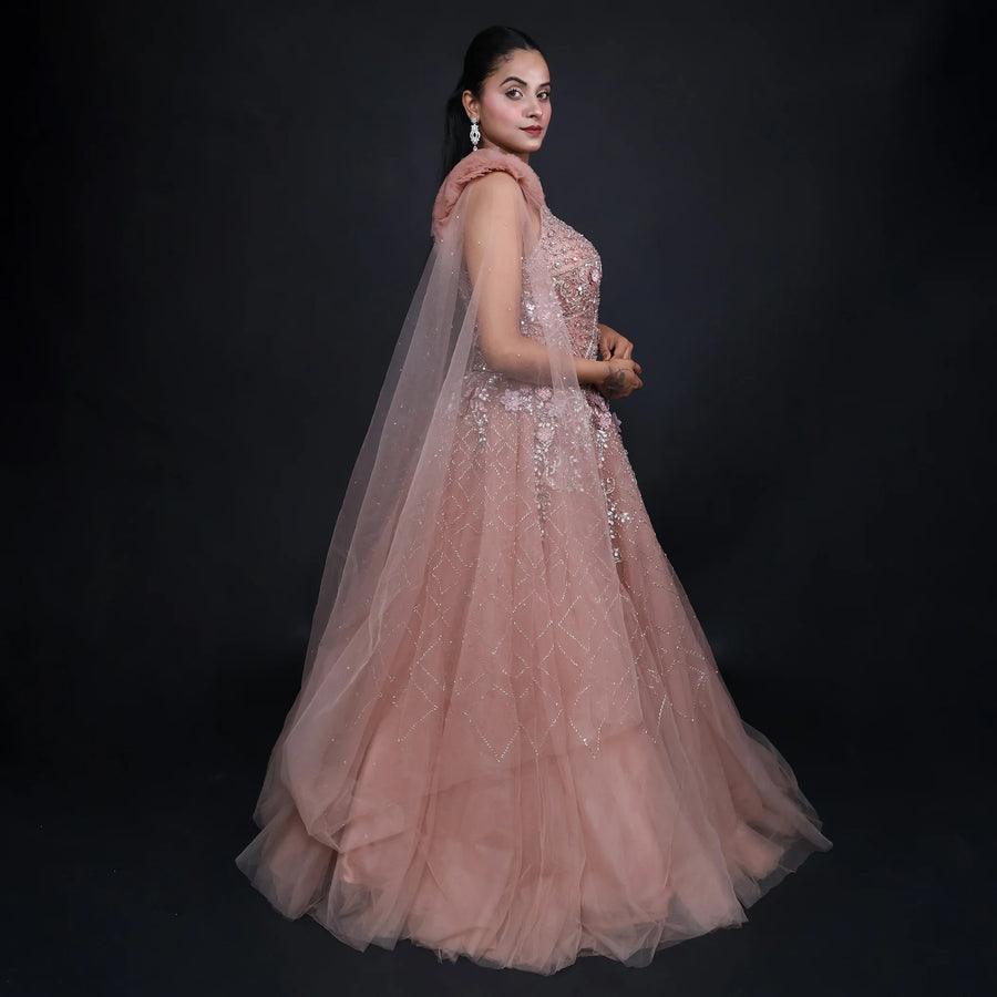 Vastrachowk Elegant Ceremonial Gown for Women