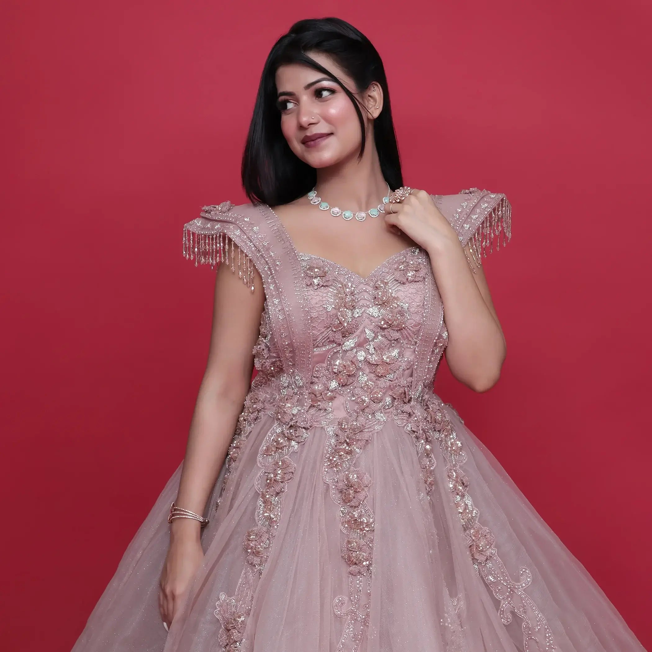 Vastrachowk Stunning Western Celebration Gown