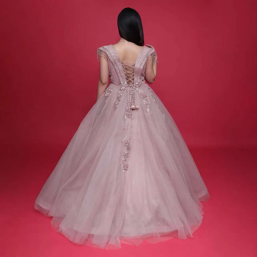 Vastrachowk Stunning Western Celebration Gown