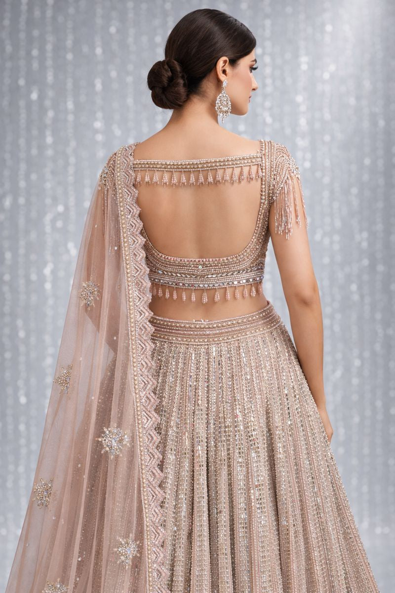 Western Crop Top Lehenga 