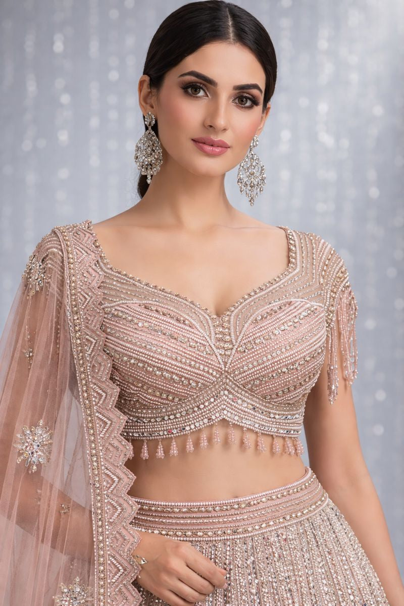 Western Crop Top Lehenga 