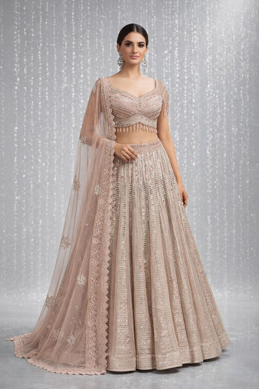 Western Crop Top Lehenga 