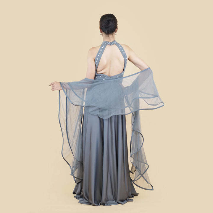 Western Halterneck Gown Vastrachowk