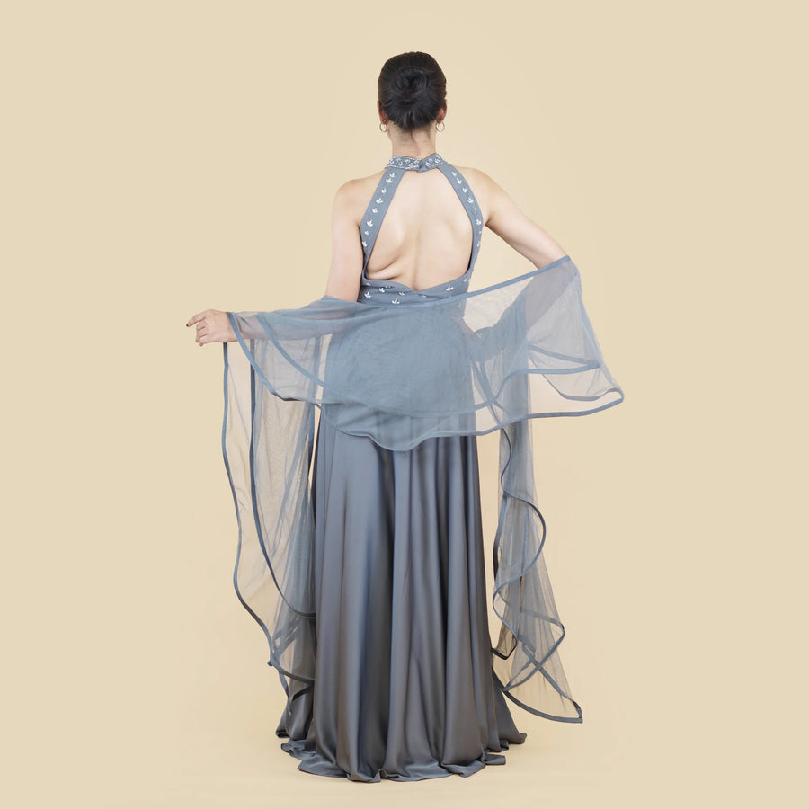 Western Halterneck Gown Vastrachowk