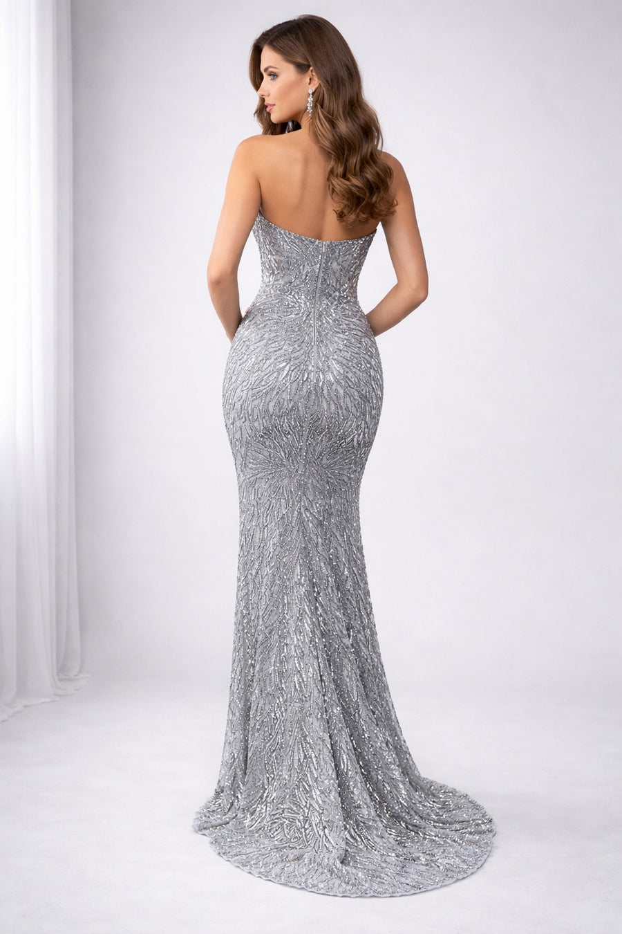 Western Mermaid Style Gown 