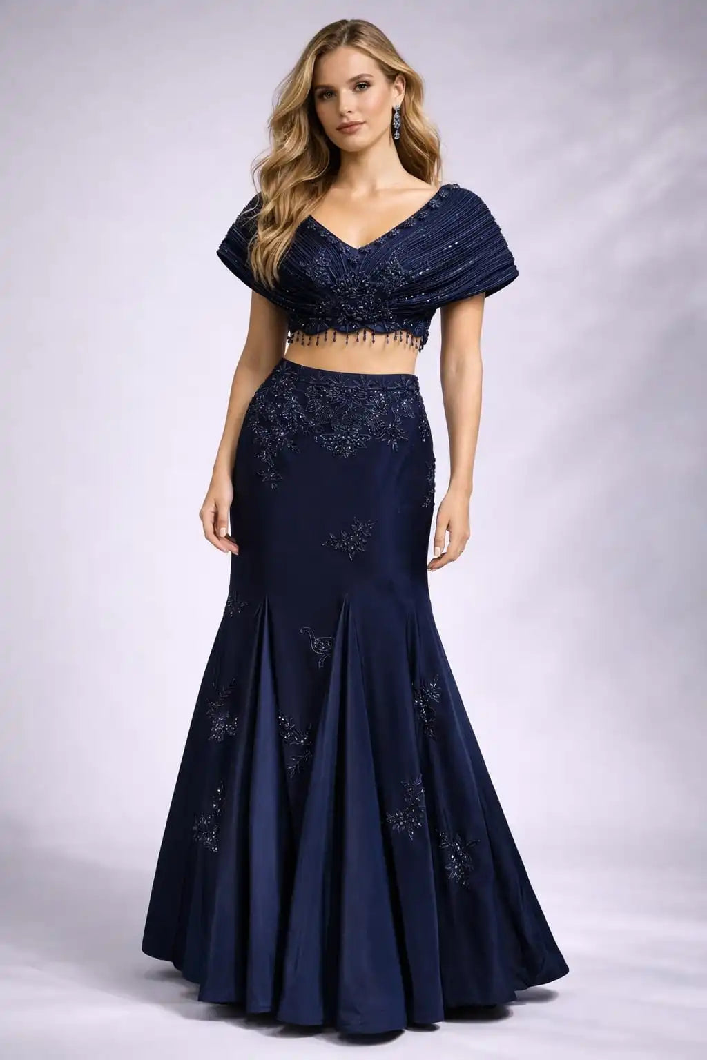 Navy blue lehenga