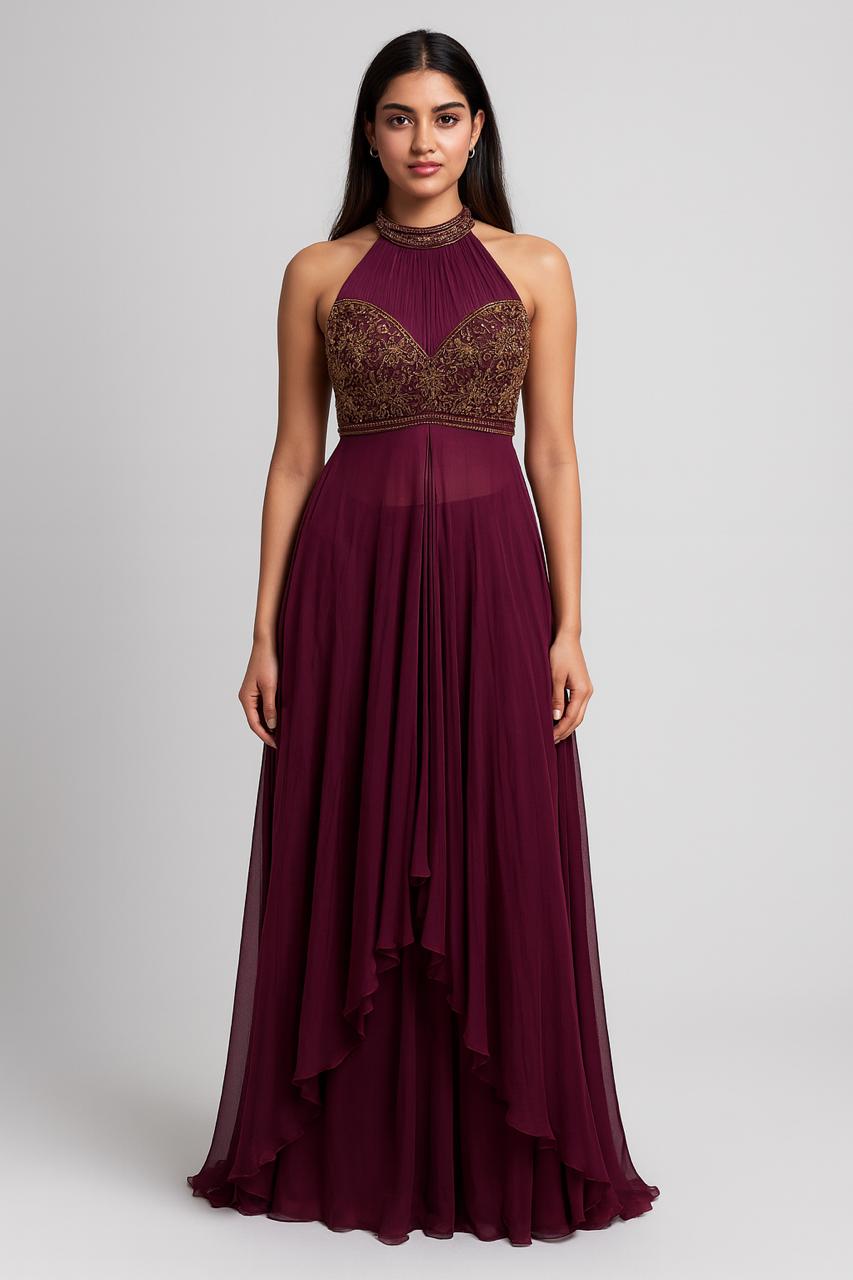 Indo western sharara