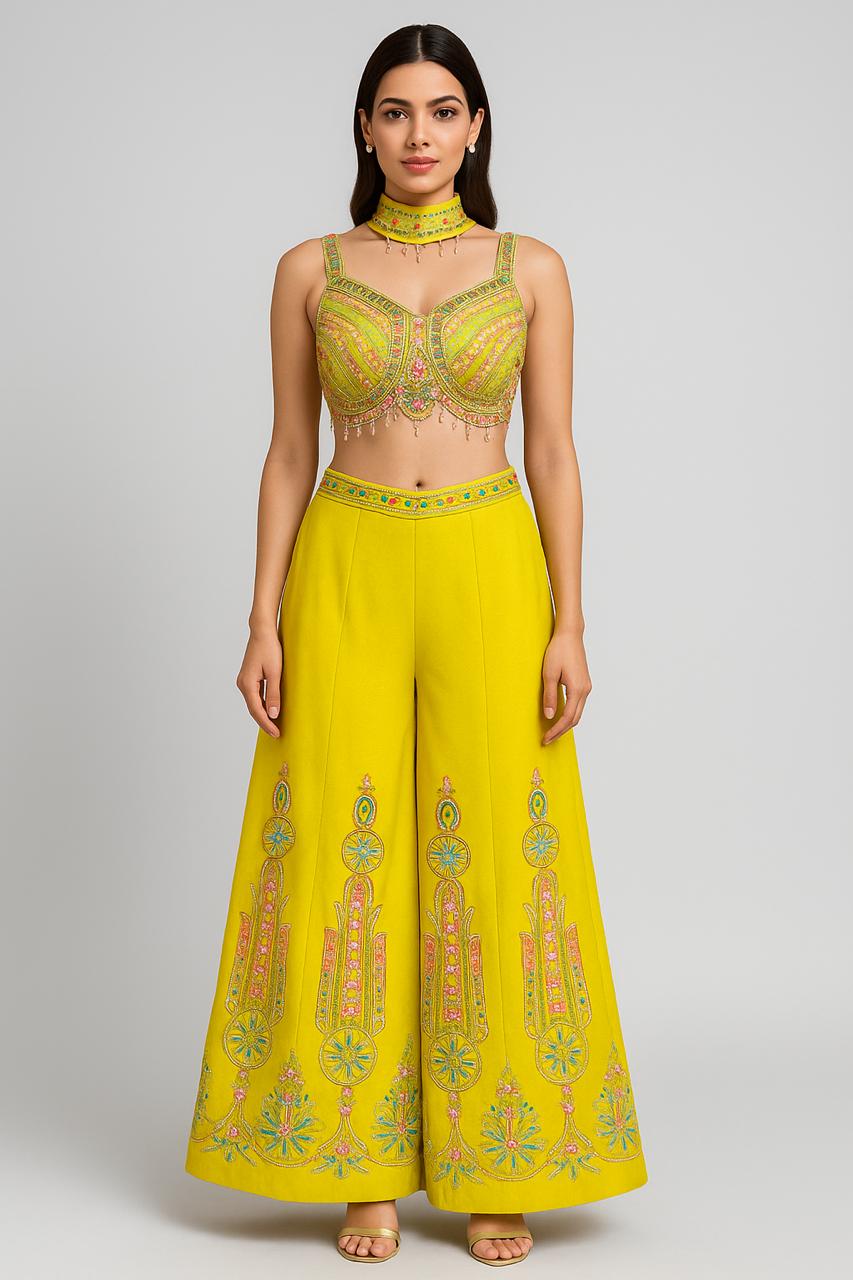 crop top sharara