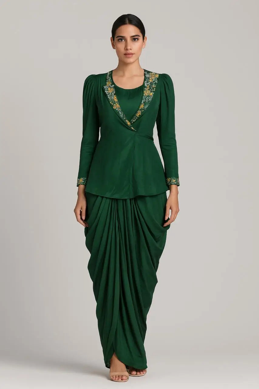 green dhoti style